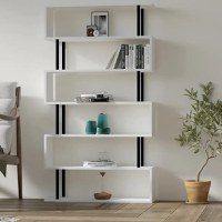Biblioteca Victor  culoare alb 163 cm - 1