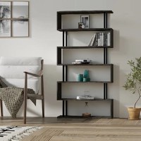 Biblioteca Victor, culoare antracit 163 cm - 1