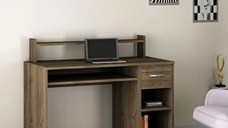 Birou cu sertar Young  Homs 120 x 55 x 93,3 cm, Nuc