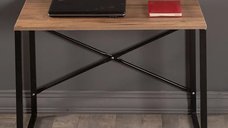 Birou resigilat Corby Homs, stil industrial, metal si PAL, 90 x 60 x 70 cm