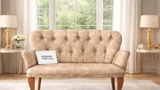 Canapea 2 locuri Berta Homs, bej