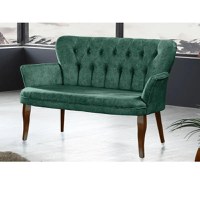 Canapea 2 locuri Cafe Homs,verde - 1