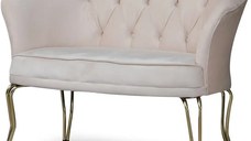 Canapea 2 locuri Viena  bej auriu