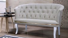 Canapea 2 persoane Milano Homs textil,bej