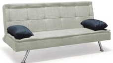 Canapea extensibila moderna 185x89x90 cm  – stofa bej– Monaco