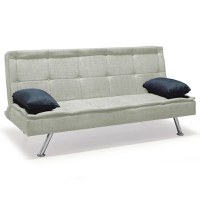 Canapea extensibila moderna 185x89x90 cm  – stofa bej– Monaco - 1