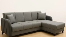 Coltar extensibil cu lada Soren Homs,gri