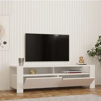 Comoda televizor Combe culoare alb 140 cm - 1