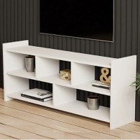 Comoda Televizor Pera, culoare alb 120 cm - 1