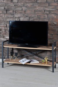 Comoda tv cadru metal, Onix Homs, 120 x 60 x 35 cm - 1