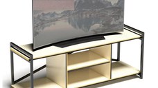 Comoda tv cadru metal,  Seria 440, Homs, 120 x 45 x 35 cm,20498