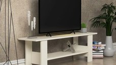 Comoda tv Homs 125x 30 x 40 cm Alb