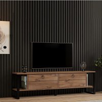 Comoda tv Melisa pentru living culoare nuc 160 cm - 1