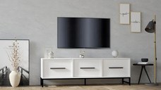 Comoda tv Melody ,living,culoare alb160 cm