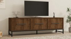 Comoda tv Melody pentru living culoare nuc 160 cm