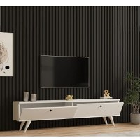 Comoda TV, Paris Homs, alb, 35 x 160 x 25 cm, PAL - 1
