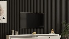 Comoda TV, Paris Homs, alb, 35 x 160 x 25 cm, PAL