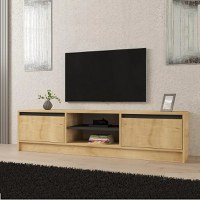 Comoda tv Pearle pentru living culoare stejar 180 cm - 1