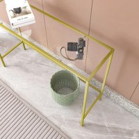 Consola metal-sticla auriu Deco seria D-710, homs,100x30x80 cm ,0031 - 1