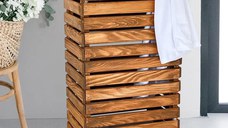Cos pentru rufe din lemn, Washing Homs,65x25x35 cm