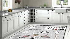Covor de bucătărie Best Chef, 80x200 cm, imprimeu digital, antiderapant, multicolor