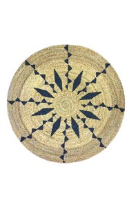 Covor rotund iută Bolero Homs, 90X90 cm,10104 - 1