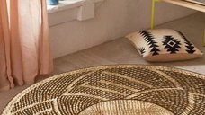 Covor tip carpeta rotund Homs,100X100 cm maro