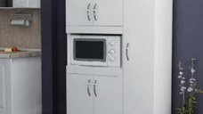 Dulap bucatarie alb cu  5 usi, SD001