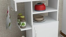 Dulap de bucatarie mobil Melina Homs 65 x 31 x 77 cm alb