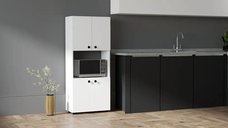 Dulap din pal, Beny Homs, alb, 160 x 60 x 31.4 cm