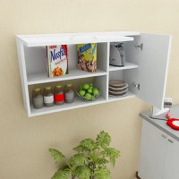 Dulap functional de baie alb, Salome Homs, 90 x 24.8 x 52 cm - 1