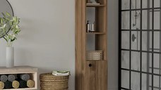 Dulap Trend pentru baie, nuc, 170 cm