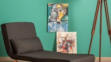 Fotoliu Extensibil,reglabil, Folde, 180 x 80 cm,gri