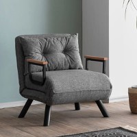 Fotoliu Extensibil Seda, Gri, 175 cm x 60 cm - 1