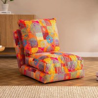Fotoliu extensibil Taiga, multicolor, material textil, 60x80x70 cm - 1