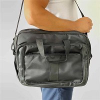 Geanta pentru laptop si documente negru Homs 41x15x30 cm - 1