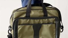 Geanta pentru laptop si documente verde Homs 41x15x30 cm
