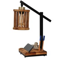 Lampa de birou stil industrial lemn-metal,Homs,seria lx,40051 - 1