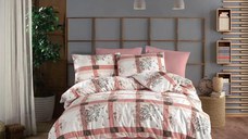 Lenjerie de pat bumbac satinat 2 persoane,homs,serie D 270,00040