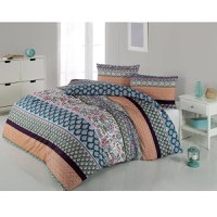 Lenjerie de pat bumbac satinat 2 persoane,homs,serie H280,00055 - 1