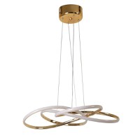 Lustra gold cu led,3 color lumina homs ro,lx,40024 - 1