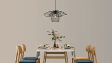 Lustra  negru homs ro11205