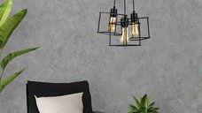 Lustra  negru homs ro11440