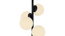 Lustra pendul cu 4 globuri alb-negru homs ro180-11158