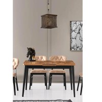 Lustra stil industrial lemn-metal,seria lx, homs,40057 - 1