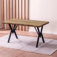Masă Barton Nuc din MDF, Pentru Bucătărie sau Living - 1