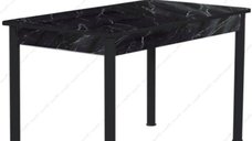 Masa bucatarie Bella negru marmorat, 120 cm