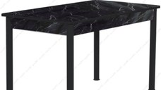 Masa bucatarie Bella negru marmorat, 120 cm