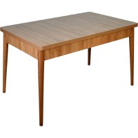 Masa bucatarie Brigitte, culoare nuc, 120 cm - 1