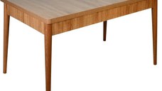 Masa bucatarie Brigitte, culoare nuc, 120 cm